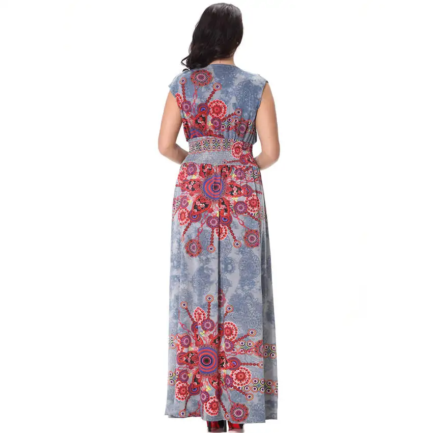 Женское офисное платье без рукавов элегантное праздничное большого размера с