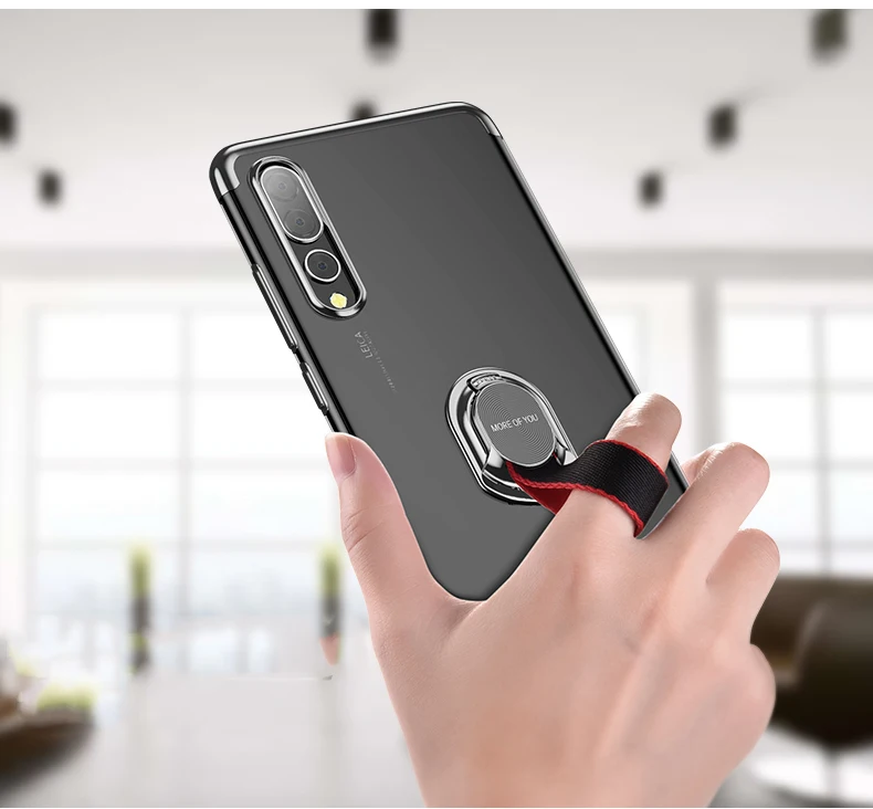 Покрытием чехлы для Huawei P20 случае Pro Чехол прозрачный мягкий съемный Weave