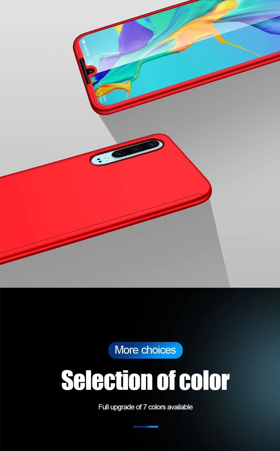 360 Полный чехол для телефона huawei Honor 20 чехол противоударный чехол для Honor 20Pro 8 9 10 Lite 8S 8C 8X 8A Передняя и задняя оболочка