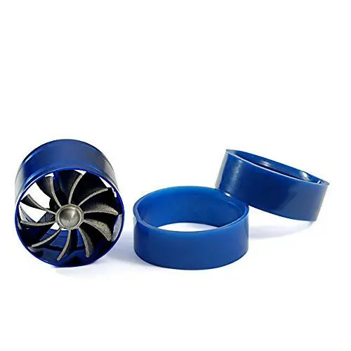 Синяя воздухозаборная турбина с одним вентилятором турбонагнетатель газовое