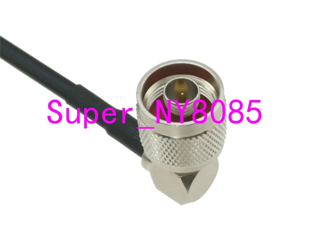 RG58 N штекер правый угол к SMA RF гибкий соединительный кабель 6 дюймов ~ 3 фута |