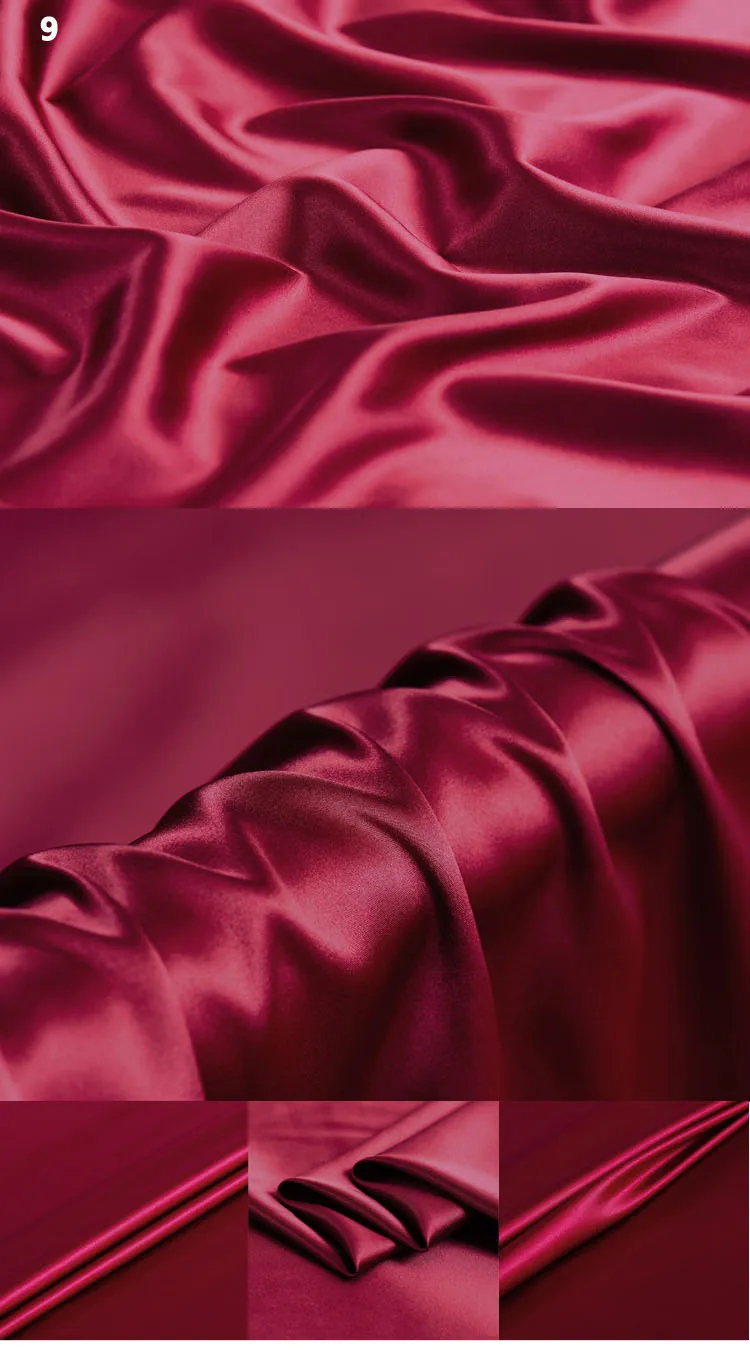 19M/M 24COLORS digital painting stretch satin silk fabric for dress tissu au metre telas por metros tecido tela shabby chic DIY