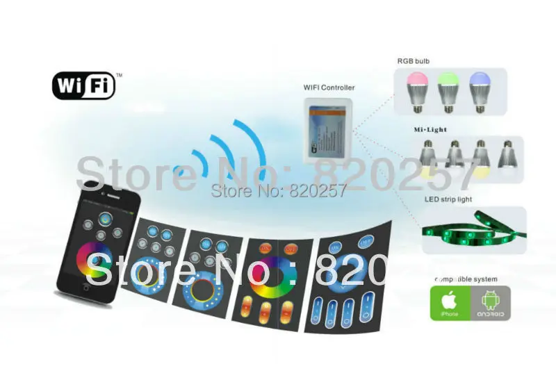 Светодиодный контроллер с USB кабелем 5 в пост. Тока 2 4 ГГц|wifi led controller|led controllerwifi |
