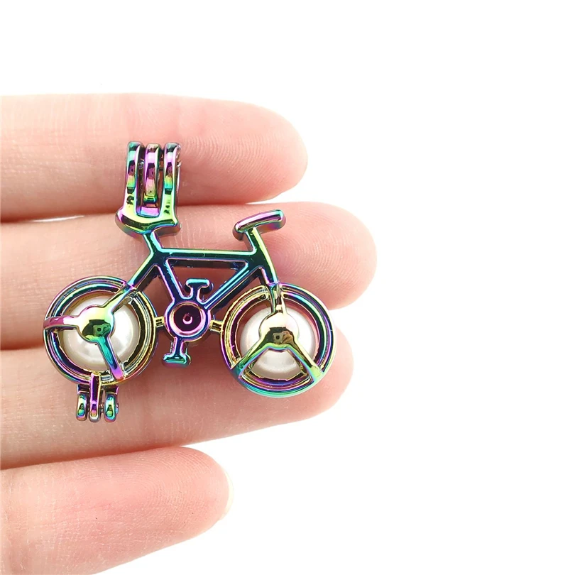 Радужная Бабочка белка щенок собака велосипед бусины в форме штурвала клетка
