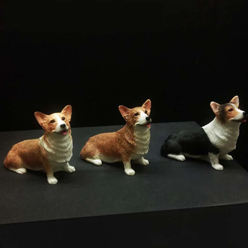 Mnotht 1/6 вельш корги собака модель сцены аксессуар для украшение автомобиля
