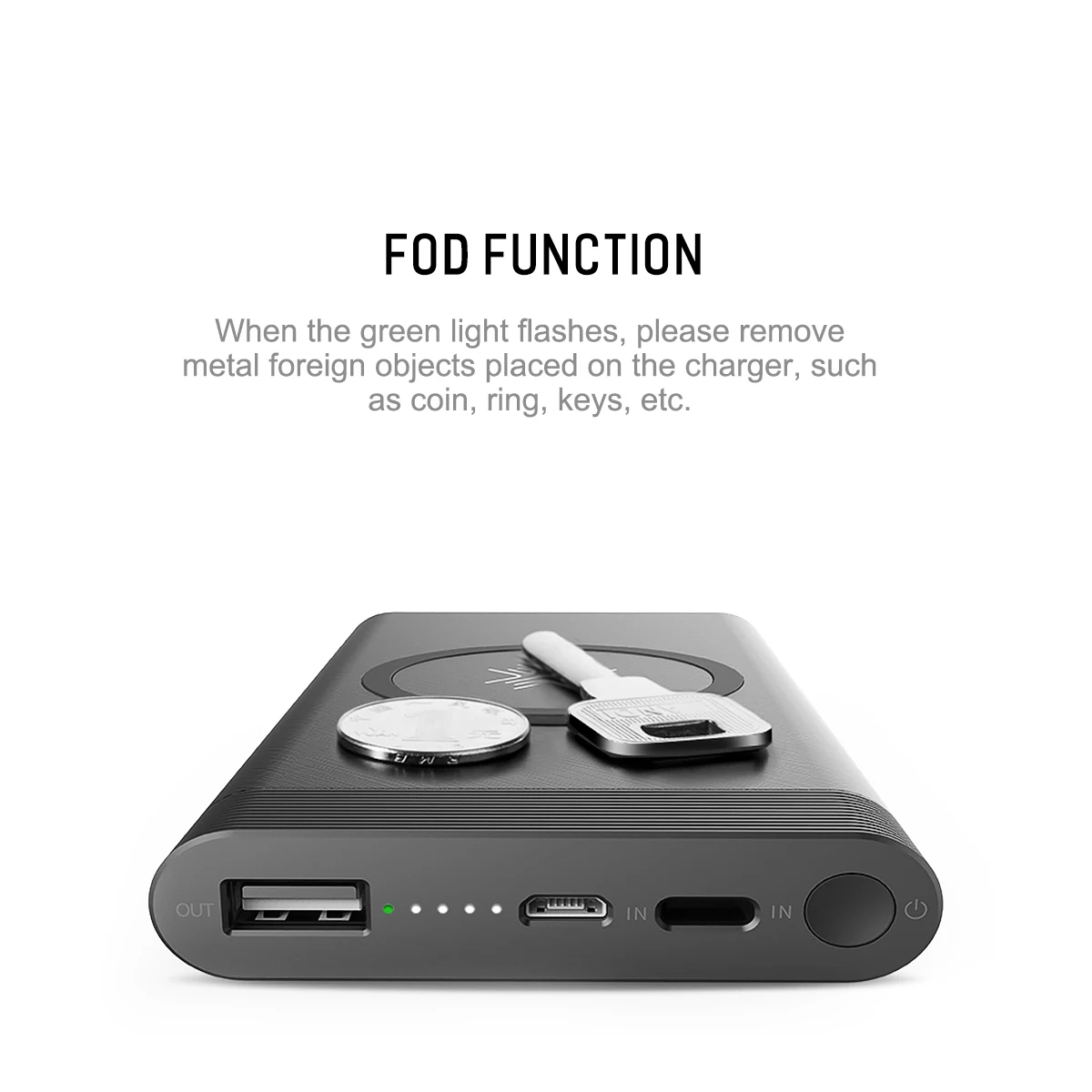ROCK power Bank 10000 мАч QI Беспроводное зарядное устройство Портативный внешний аккумулятор встроенный внешний аккумулятор для iPhone X 8 samsung S8 S9 Plus