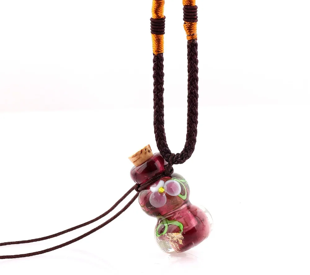 Модное платье с цветочным узором кулон ожерелье Красочный Бусины из стекла