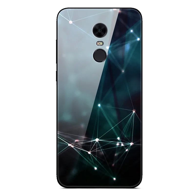 Чехол из закаленного стекла для Xiaomi Redmi 5 Plus, чехол с изображением планеты космоса, противоударный стеклянный чехол на заднюю панель для Xiaomi Xiomi Redmi 5 5 Plus, чехол - Цвет: 27