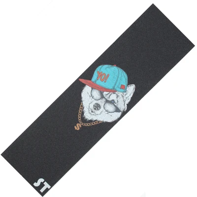 Темно-серый Скейтборд griptape 84x23 см ручка лента - Цвет: Темно-серый