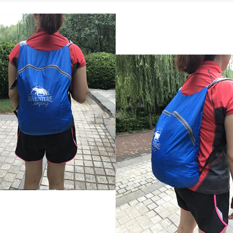 Samstrong 20L Сверхлегкий складной рюкзак для улицы удобный мини мягкая дорожная сумка