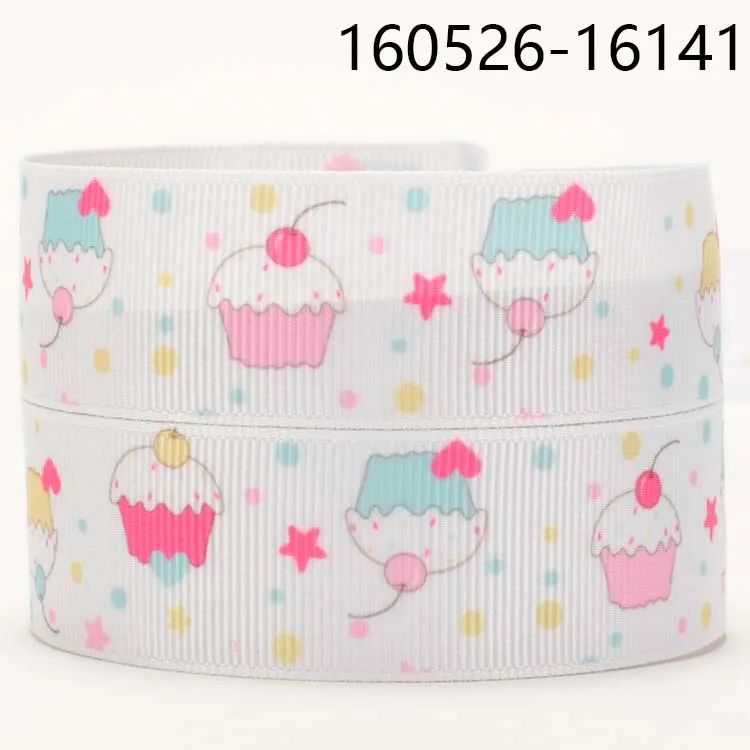 10 ярдов-разные размеры-лента с принтом торта корсажная лента | Дом и сад