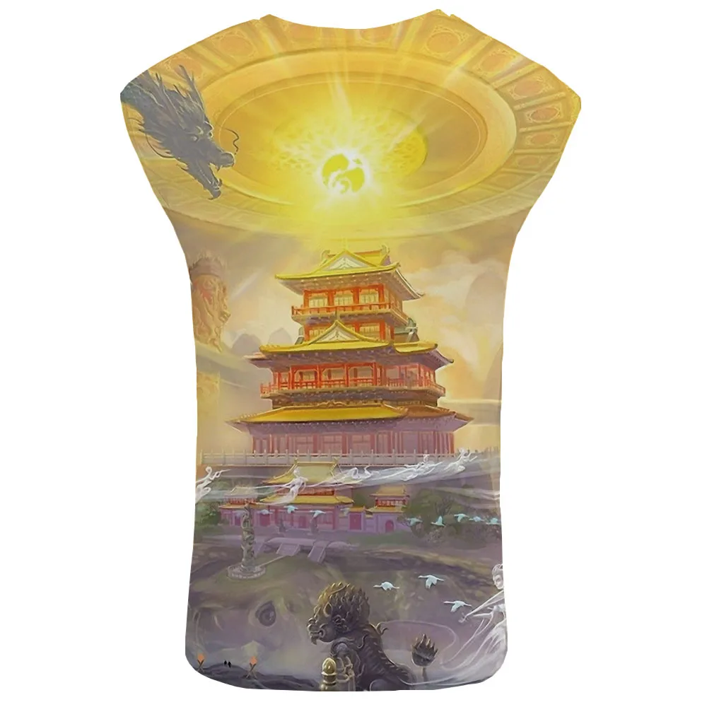 KYKU бренд Dragon Tank Топ для мужчин животное Singlet Dragon Ball Z жилет молния для мужчин s Бодибилдинг война Стрингер мужская майка