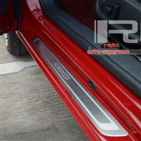 Порога Накладка щитки для VW Scirocco MK3 2009 2010 2011 2012 2013