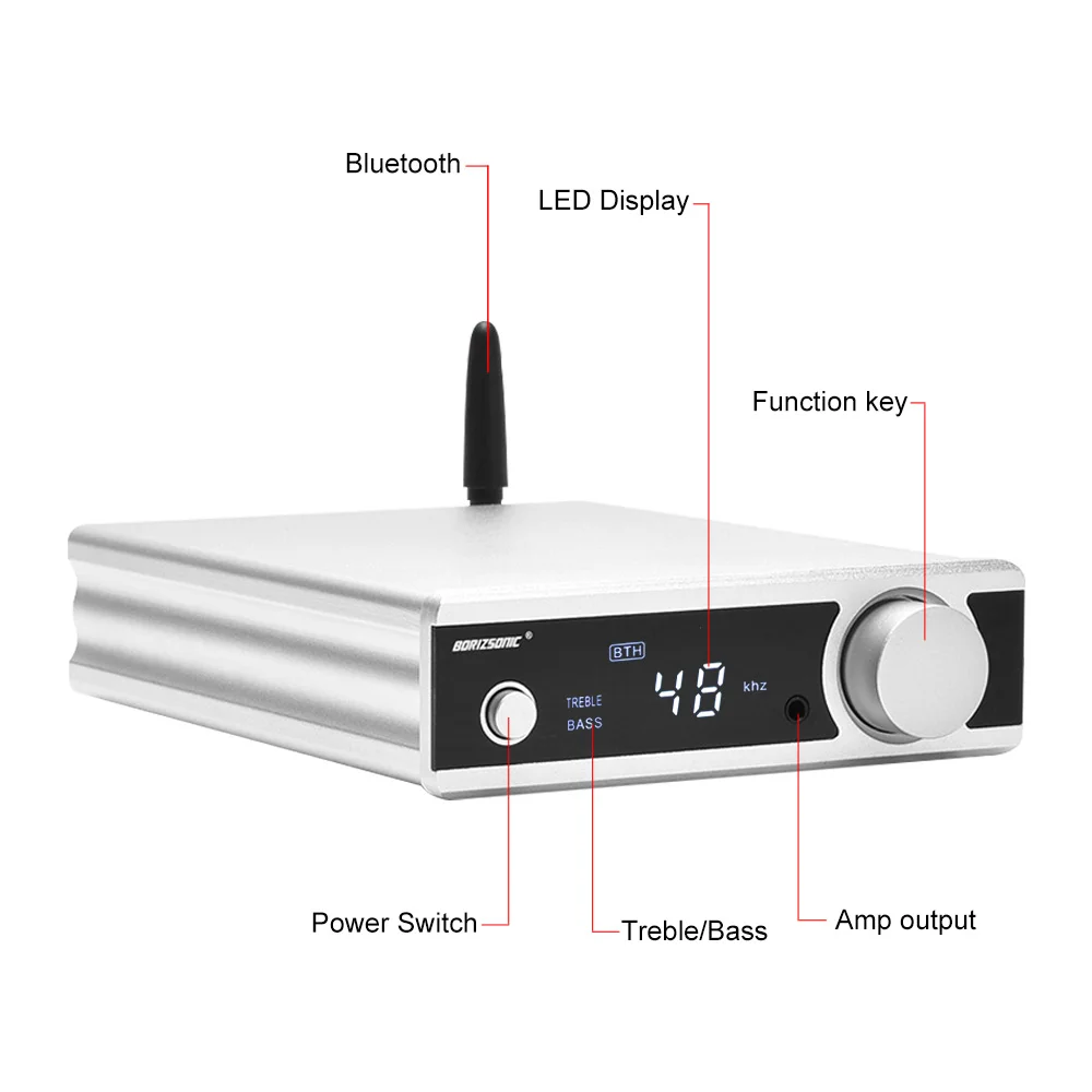 Стереоусилитель мощности BRZHIFI Hi Fi Bluetooth 5 0 TDA7498 активный сабвуферный наушник