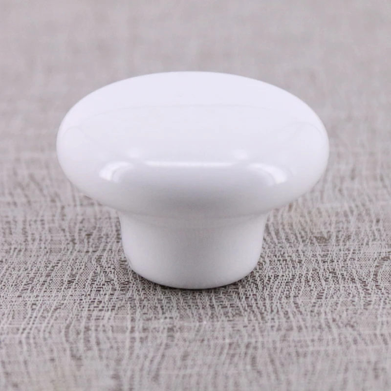 Белая кнопка керамическая ручка двери ящик для шкафа кухонный шкаф ручки комода