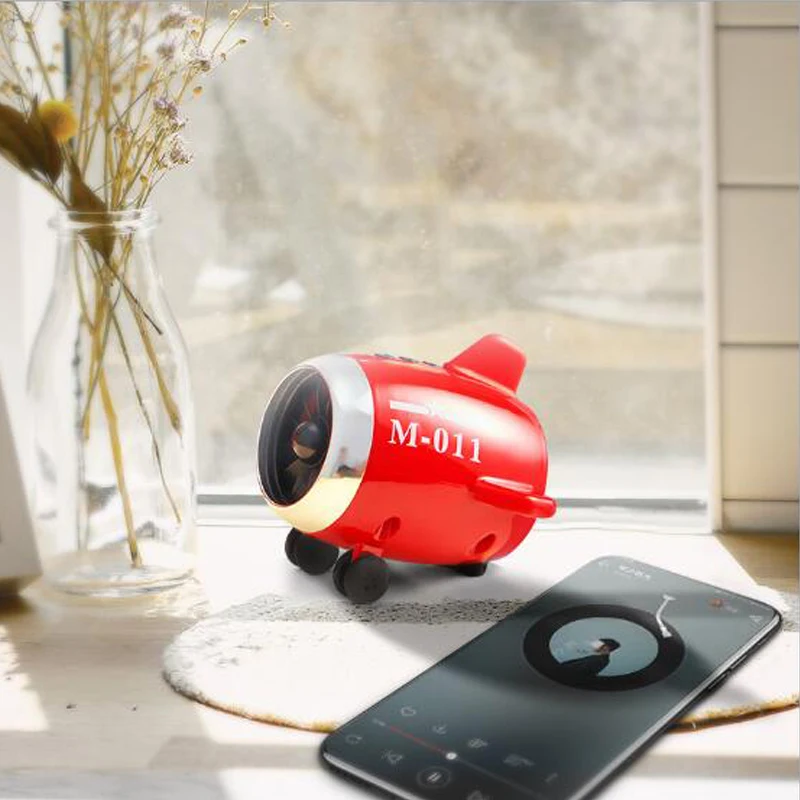 Мини самолет портативный Bluetooth динамик беспроводной сабвуфер милая музыка