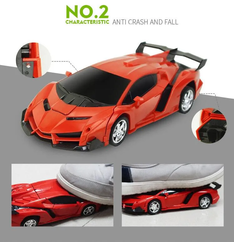 Rc трансформационный Робот 2 в 1 RC автомобиль Вождение спортивный автомобиль привод модели роботов Дистанционное управление автомобиль RC Боевая Роботизированная игрушка в подарок