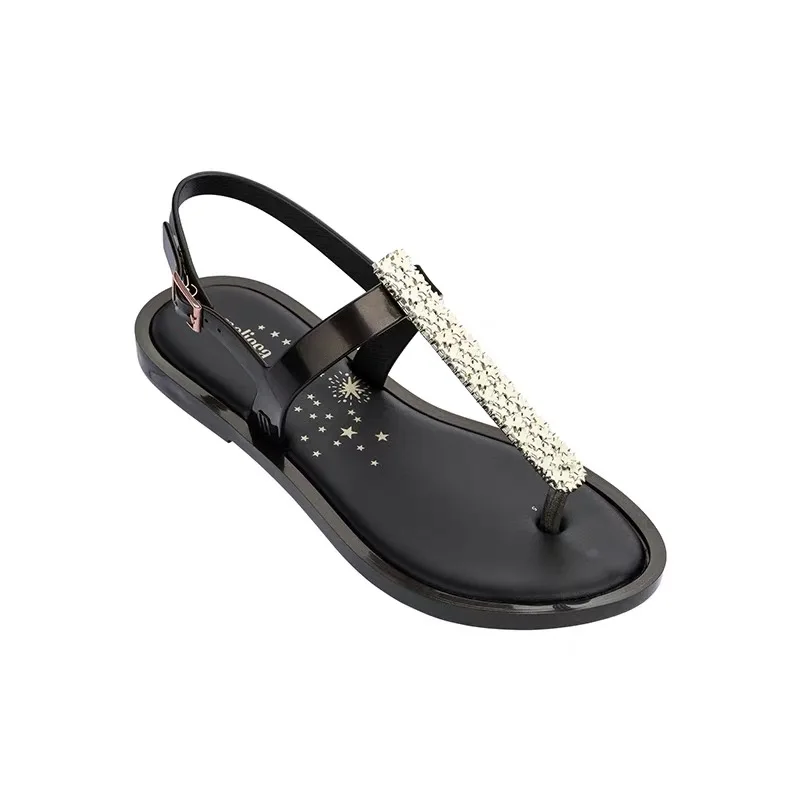 Женские блестящие сандалии Melissa пляжные на платформе размер 36 39 2019|Боссоножки и