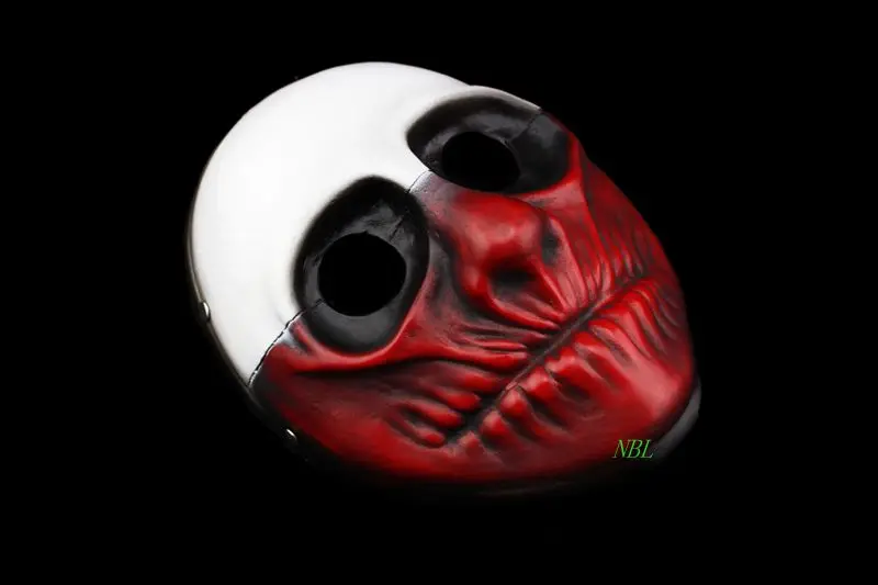 Маска из смолы пейзаж Даллас/Волк/цепи/Косплей хокстона Хэллоуин ужас Клоун