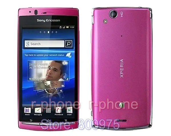 pink Мобильный телефон sony Ericsson Xperia Arc S LT18i 3g 8MP Wifi Android Phone 4," сенсорный экран - Цвет: pink