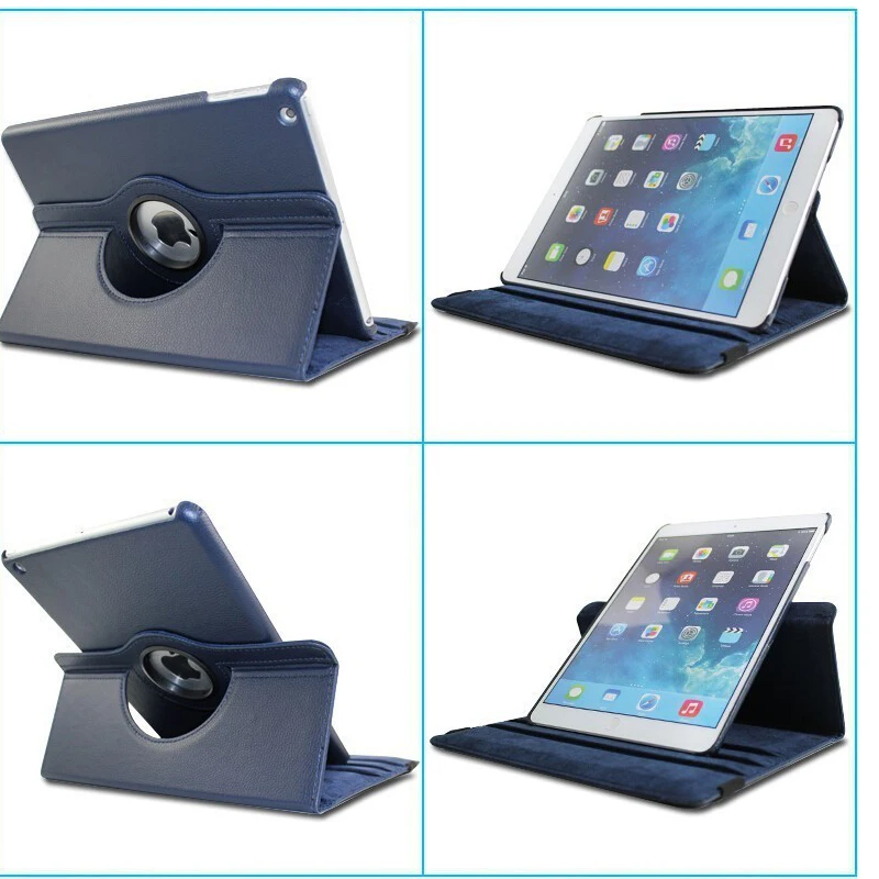 Чехол для планшета для Apple Ipad 5 6 Air 1 2 Модель A1566 A1567 9,7 вращение на 360 из искусственной кожи умный флип-чехол для i Pad