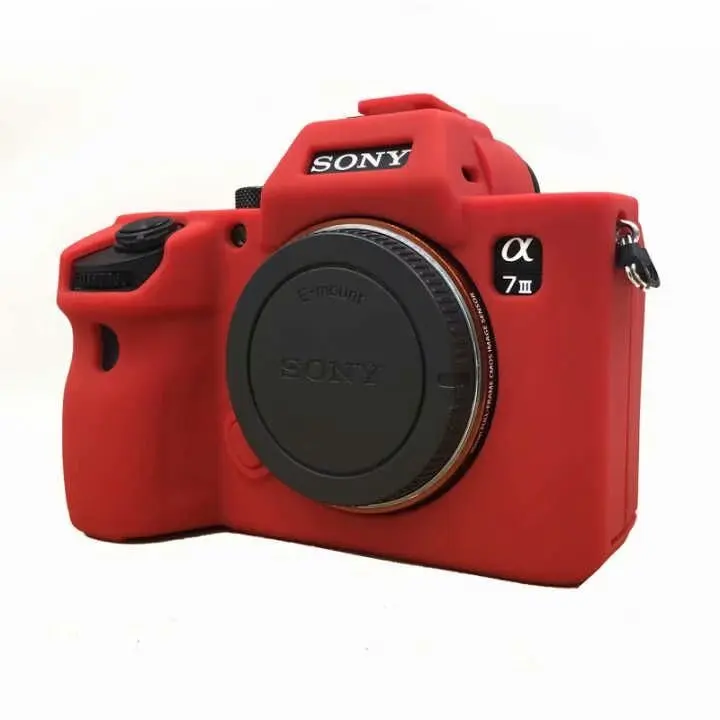 Чехол для камеры, мягкая силиконовая защитная сумка для sony ILCE-7M3 A7M3 A7III, аксессуары для камеры