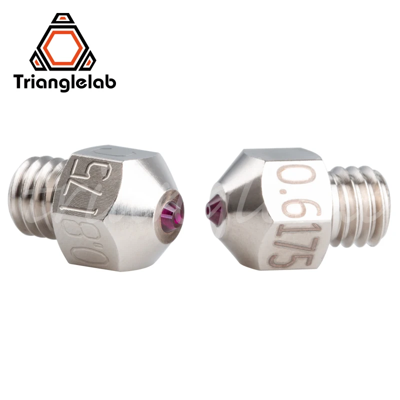 Trianglelab MK8 покрытый медный красный распылитель ультра высокая температура