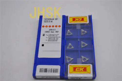 

10pcs TCGT110204-AK / TCGT21.51-AK Used for Aluminum CK