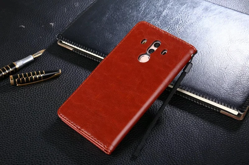 Кожаный бумажник Оригинал откидная крышка с ремешком Телефон чехол для huawei