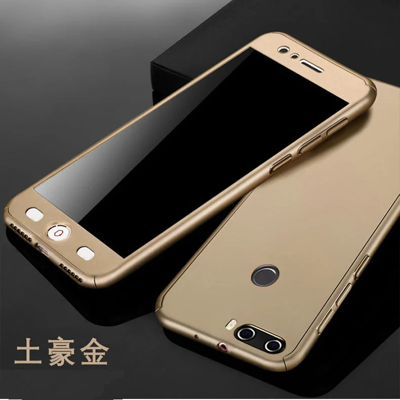 360 Degre Protected full body phone case for ZTE Nubia Z17 Shockproof Back Cover For mini Z17mini Case+Glass Film |