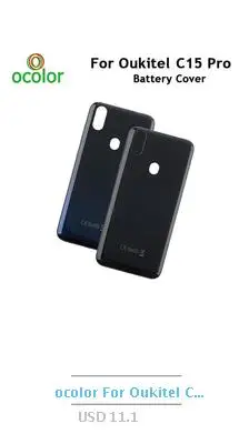 Ocolor для Oukitel C15 Pro ЖК-дисплей и сенсорный экран с рамкой дигитайзер в сборе для Oukitel C15 Pro ЖК-экран+ Инструменты+ пленка