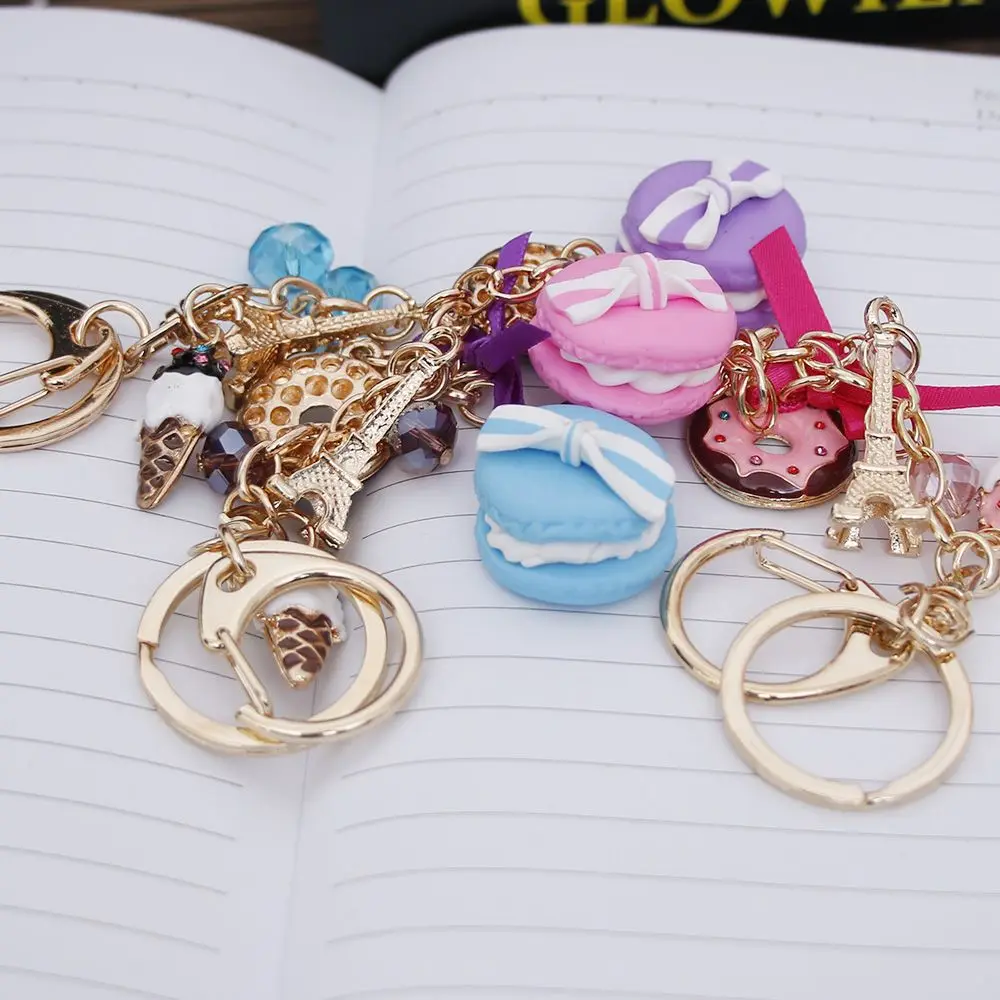 

ISKYBOB Hot Sweet Cute Candy Beads Macaron Cake Car Pendant Bag Accessories