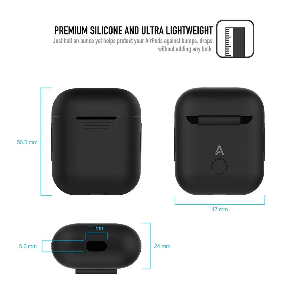 AHASTYLE UG2 защитный чехол для Аксессуары AirPods силиконовый Air Pods чехол|Аксессуары