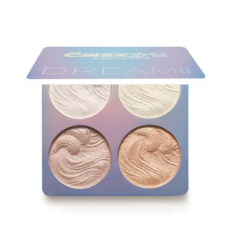 CmaaDu Хамелеон хайлайтер палитра звездное небо серия пудра Brighten Iluminador Maquiagem Shimmer Glow Набор Профессиональный макияж