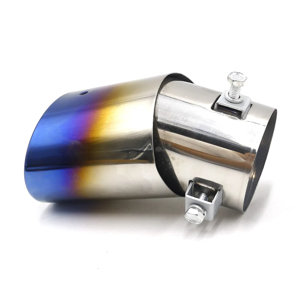 Универсальный автомобильный глушитель прямой/локоть алюминиевая труба