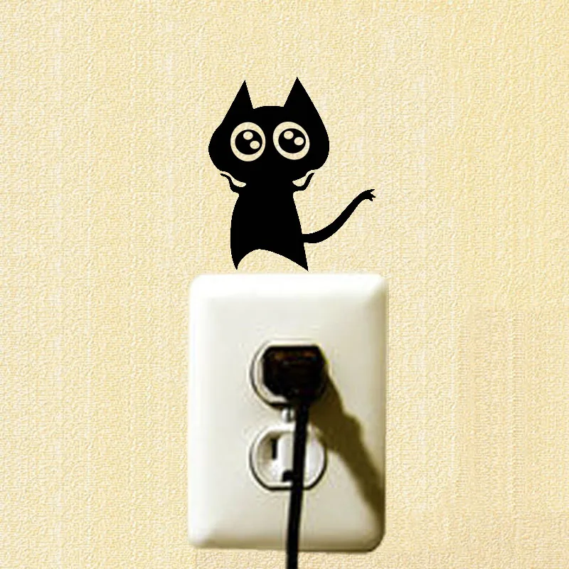 Виниловые наклейки 2SS0509 с надписью Meow | Дом и сад