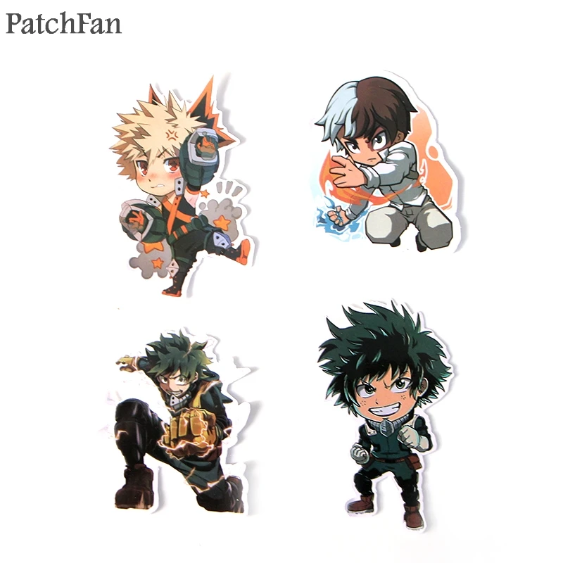 Patchfan 12 шт. My Hero Academy ПВХ водонепроницаемые наклейки для diy скрапбукинга багажа скейтборда ноутбука велосипеда стены гитары A1144