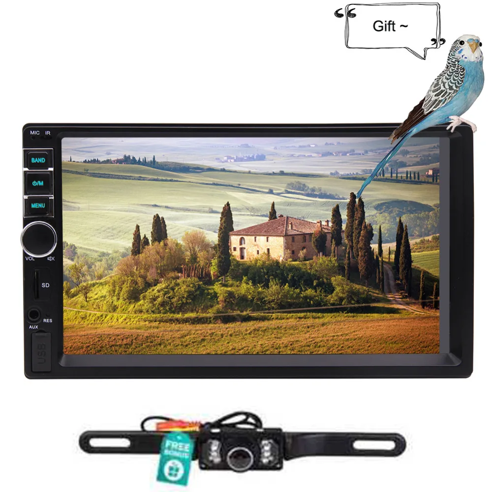 Автомобильный стерео Авто видео в тире FM радио аудио Автомобиль колода головное