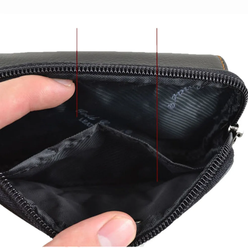 Новинка мужской чехол из натуральной воловьей кожи отделение для телефона