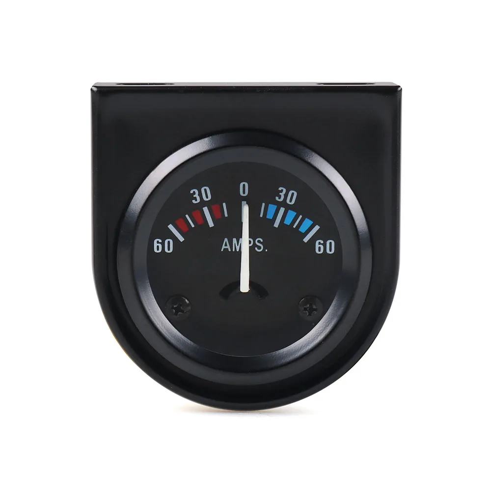 AMP meter 2 дюйма 52 мм черный вольт метр Температура воды Температура масла Датчик давления масла датчик уровня топлива AMP метр тройной Калибр наборы автомобиля метр - Цвет: AMP meter