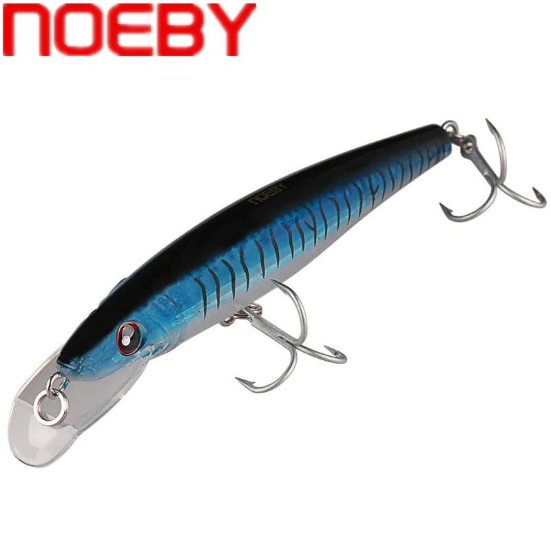 NOEBY NBL9443 150 мм 42 г большая блесна жесткая Рыболовная Приманка VMC крючок 3D глаза Iscas
