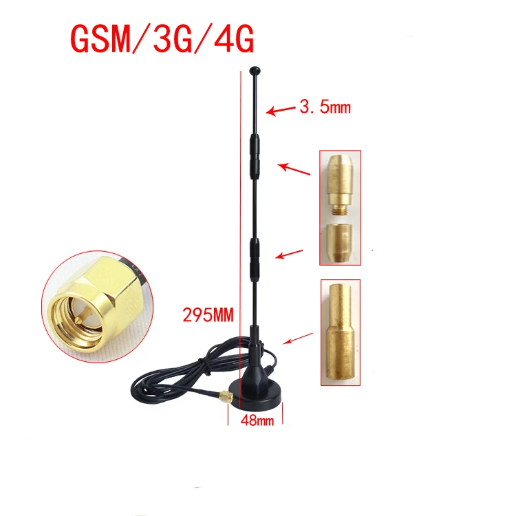 

New GSM / LTE / 3G / 4G sucker antenna GPRS WCDMA DTU module with high gain and omnidirectional 30 DBI