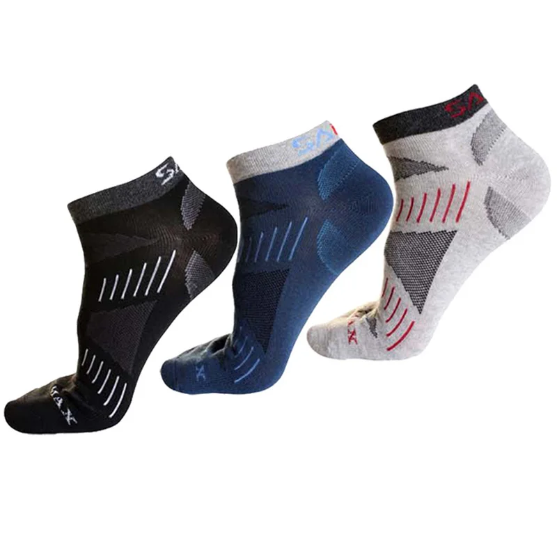 

3 Pairs Men Compression Socks Summer Fast Dry Absorb Breathable Deodorant Cotton Sock Elasticity Mountain Ankle Men Sock Meias