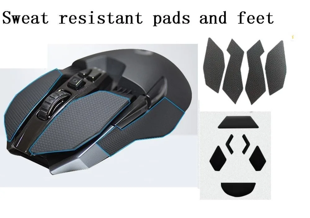 Для Logitech G900 мышь Противоскользящая Лента эластичные утонченные боковые Захваты