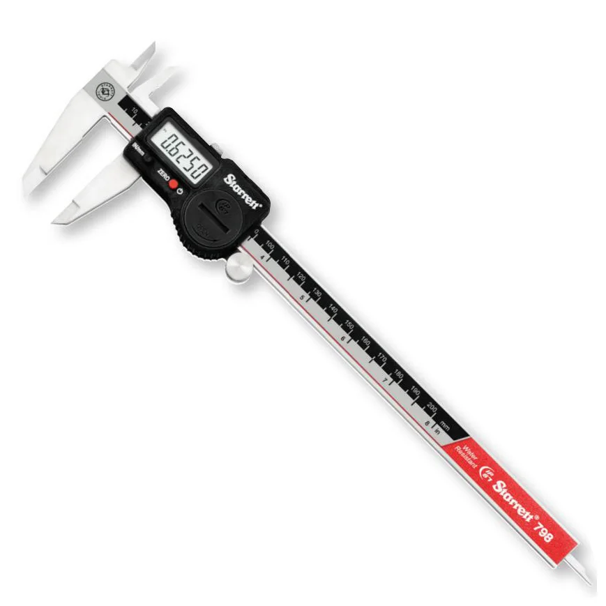Цифровой штангенциркуль Starrett 798A 8/200 нержавеющая сталь питание от аккумулятора