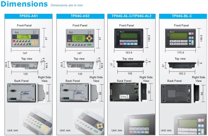 И TP04P-16TP1R TP04P-32TP1R TP04P-22XA1R TP04P-21EX1R текст Панель HMI с PLC разъема