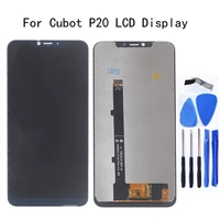 6 18 original for cubot p20 lcd display glass touch screen digitizer accessories for cubot p20 screen lcd display repair kit