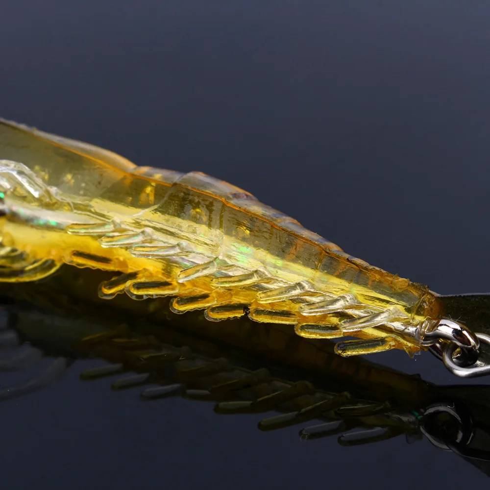 9 5 см приманки для рыбы силиконовые креветки рыбалки имитация Серебристая