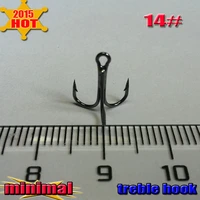 treble fishing hooks barble hook round bend high quality 14 200pcs 1 off one more purchase high carbon steel