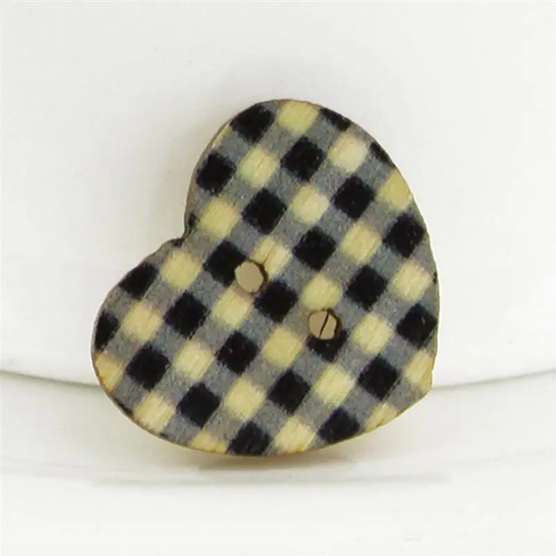 Модные натуральные швейные кнопки для рукоделия 100 шт./лот деревянные пуговицы в